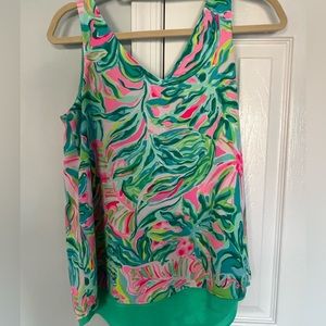 Lilly Pulitzer sleeveless reversible top